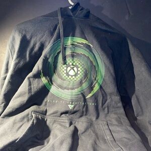 Microsoft Xbox Hoodie Men’s Black 2XL  2021 Velocity Architecture Gamer EUC